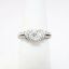 Picture of 18k White Gold & Round Brilliant Cut Diamond Ring with Diamond Accented Band