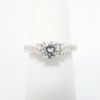 Picture of Vintage Inspired 14k White Gold & Round Brilliant Diamond Solitaire Ring