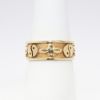 Picture of 14k Yellow Gold Band Ring with Yin Yang Symbols