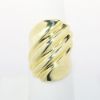 Picture of 14k Yellow Gold Folded Texture Statement Ring