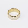 Picture of 14k Yellow Gold Wedding Band with White Gold Accent 