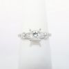 Picture of 18k White Gold & GIA Certified Square Cut Diamond Solitaire Ring