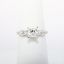 Picture of 18k White Gold & GIA Certified Square Cut Diamond Solitaire Ring