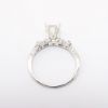 Picture of 18k White Gold & GIA Certified Square Cut Diamond Solitaire Ring