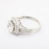 Picture of 14k White Gold & Round Brilliant Cut Diamond Halo Ring