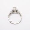 Picture of 14k Pierced Milgrain Detailed Gold & Round Brilliant Cut Diamond Ring