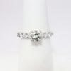 Picture of 14k White Gold & Round Brilliant Cut Diamond Solitaire Engagement Ring