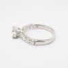 Picture of 14k White Gold & Round Brilliant Cut Diamond Solitaire Engagement Ring