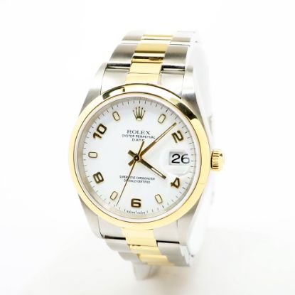 Picture of Rolex Oyster Perpetual Watch in Stainless Steel & Gold