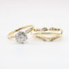 Picture of 14k Yellow Gold & Round Brilliant Cut Diamond Solitaire Ring with Enhancer