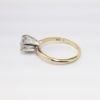 Picture of 14k Yellow Gold & Round Brilliant Cut Diamond Solitaire Ring with Enhancer