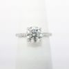 Picture of 14k White Gold & GIA Certified Round Brilliant Cut Diamond Solitaire Engagement Ring