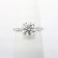 Picture of 14k White Gold & GIA Certified Round Brilliant Cut Diamond Solitaire Engagement Ring