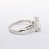 Picture of 14k White Gold & GIA Certified Cushion Cut Diamond Halo Engagement Ring