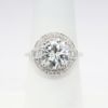 Picture of 18k White Gold & 2.30ct Round Brilliant Cut Diamond Halo Ring