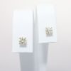 Picture of 14K Yellow Gold & Round Brilliant Cut Diamond Solitaire Stud Earrings