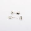 Picture of 14k White Gold & 0.50ctw Round Brilliant Cut Diamond Solitaire Earrings