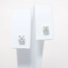 Picture of 14k White Gold & 0.50ctw Round Brilliant Cut Diamond Solitaire Earrings