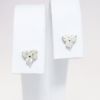 Picture of 14k White Gold & Diamond Trio Stud Earrings