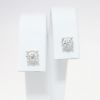 Picture of 14k White Gold & Diamond Solitaire Earrings