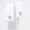 Picture of Platinum & Round Brilliant Cut Diamond Solitaire Stud Earrings