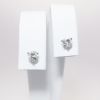 Picture of Platinum & Round Brilliant Cut Diamond Solitaire Earrings