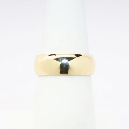 Picture of 14k Yellow Gold Traditional Wedding Band Ring