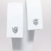 Picture of Platinum & Round Brilliant Cut Diamond Solitaire Earrings