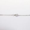 Picture of 18k White Gold & Diamond Triple Flower Pendant Necklace