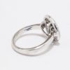 Picture of 18k White Gold & Pavé Set Diamond Disk Statement Ring 