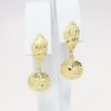 Picture of 14k Yellow Gold Seashells & Sand Dollars Drop Earrings