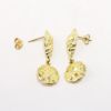 Picture of 14k Yellow Gold Seashells & Sand Dollars Drop Earrings