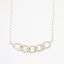 Picture of 14k Yellow Gold & Diamond Necklace with Curb Chain Link Pendant