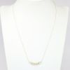 Picture of 14k Yellow Gold & Diamond Necklace with Curb Chain Link Pendant