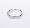 Picture of Traditional 14k White Gold & Diamond Wedding Band