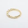 Picture of Vintage Inspire 14k Yellow Gold & Diamond Wedding Band with Milgrain Detailing