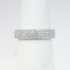 Picture of 14k White Gold & Pavé Set Diamond Wedding Band