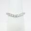 Picture of 14k White Gold & Diamond Contoured Wedding Band