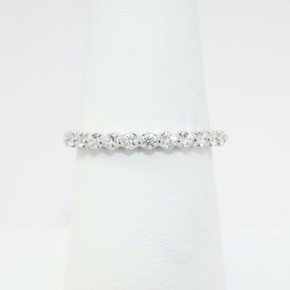 Picture of 14k White Gold & Diamond Wedding Band