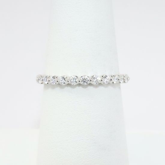 Picture of 14k White Gold & Diamond Wedding Band