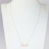 Picture of 14k Yellow Gold & Diamond 'Love' Pendant Necklace