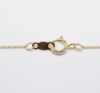 Picture of 14k Yellow Gold & Diamond Flower Pendant Necklace