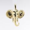 Picture of 14k Yellow Gold Elephant Head Pendant