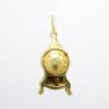 Picture of Vintage 18k Yellow Gold Mantel Clock Charm with Swinging Pendulum