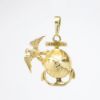 Picture of 14k Yellow Gold United States Marine Corps Pendant