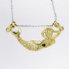 Picture of 14k Yellow Gold Swimming Mermaid Pendant