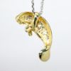 Picture of 14k Yellow Gold Manatee Pendant with Emerald Eye