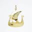 Picture of 14k Yellow Gold Norse Viking Ship Pendant