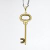 Picture of 14k Yellow Gold Skeleton Key Pendant with Diamond Accents