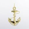 Picture of 14k Yellow Gold Anchor & Rope Charm